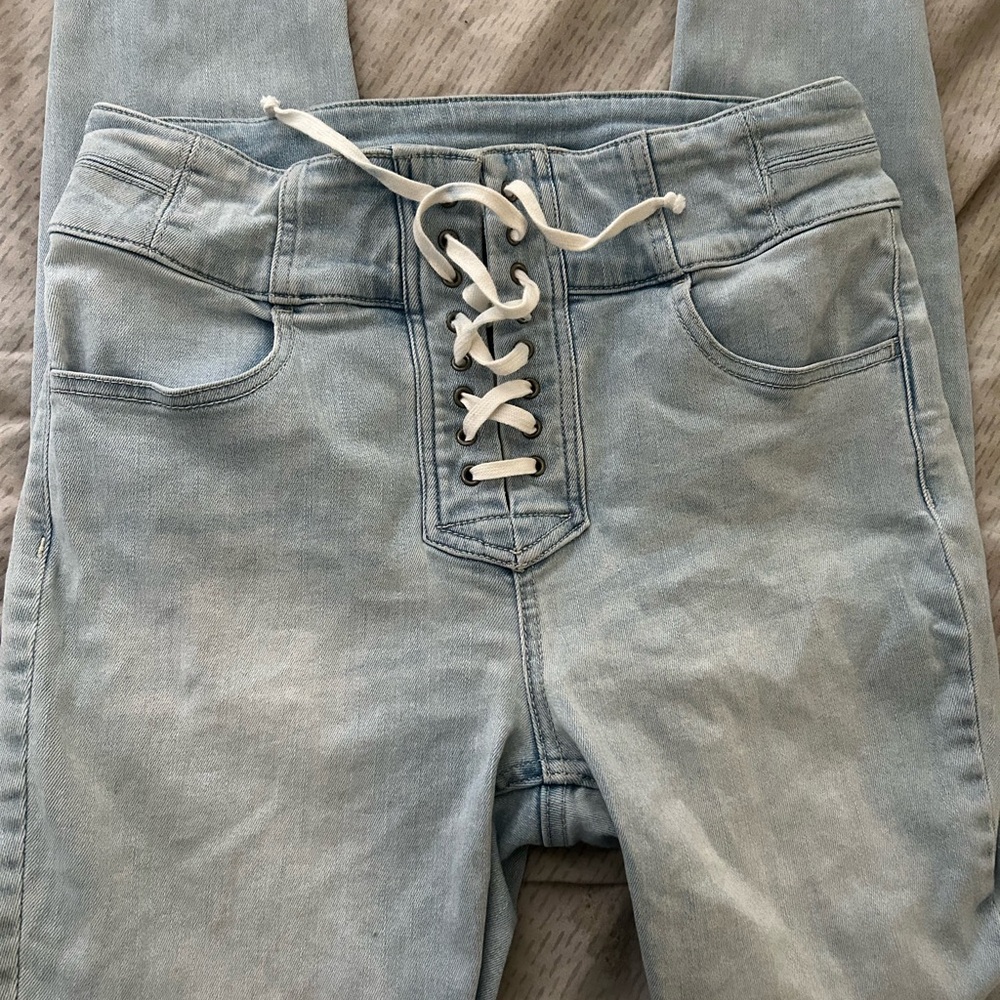 We The Free Light Blue Skinny Jeans